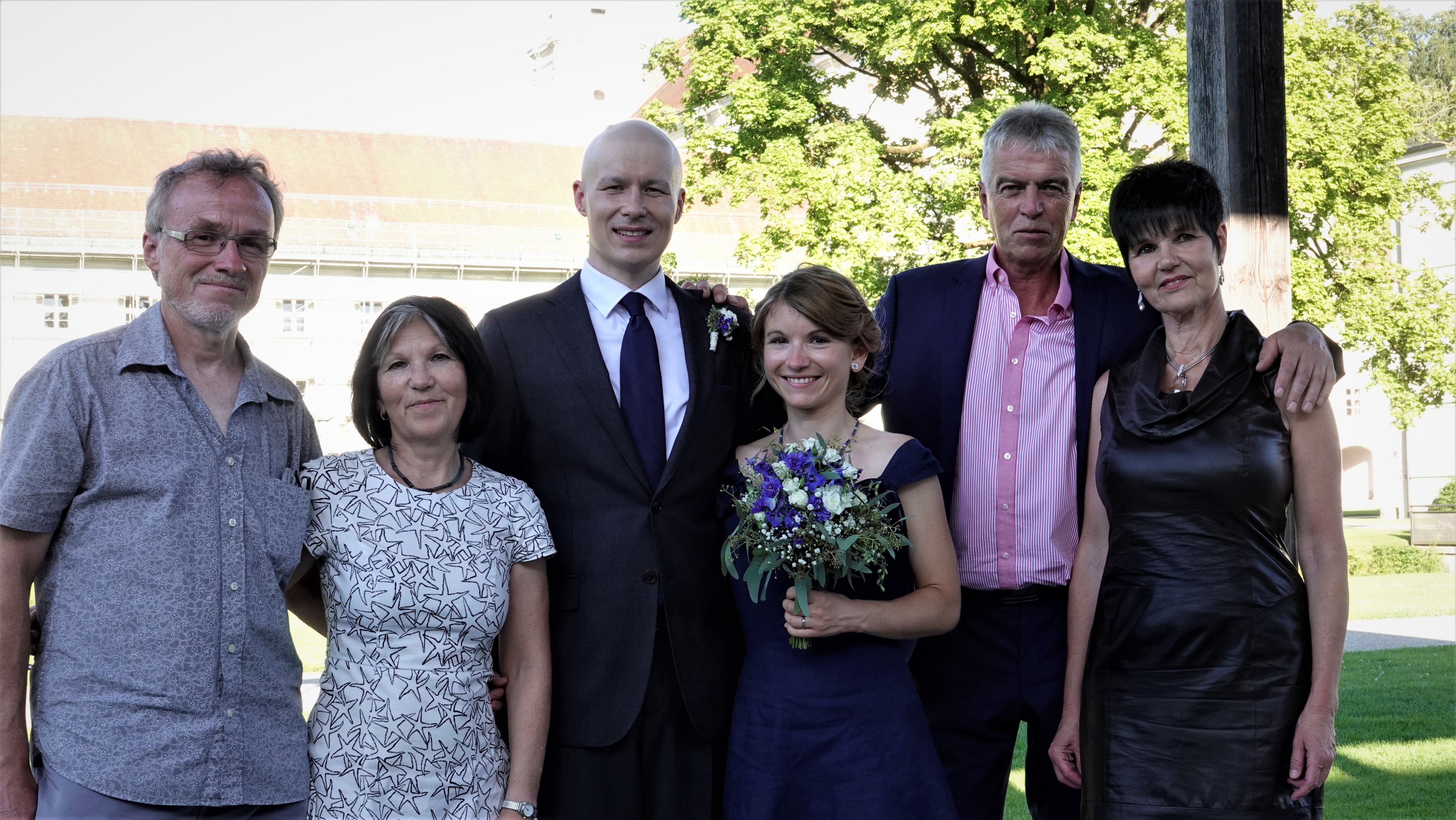 Benjamin Scharf - Hochzeit: Lena und Ben mit beiden Eltern